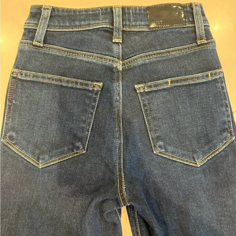 PAIGE Margot Super High Rise Skinny Jeans Claudia Dark Wash Size 23 - Image 7