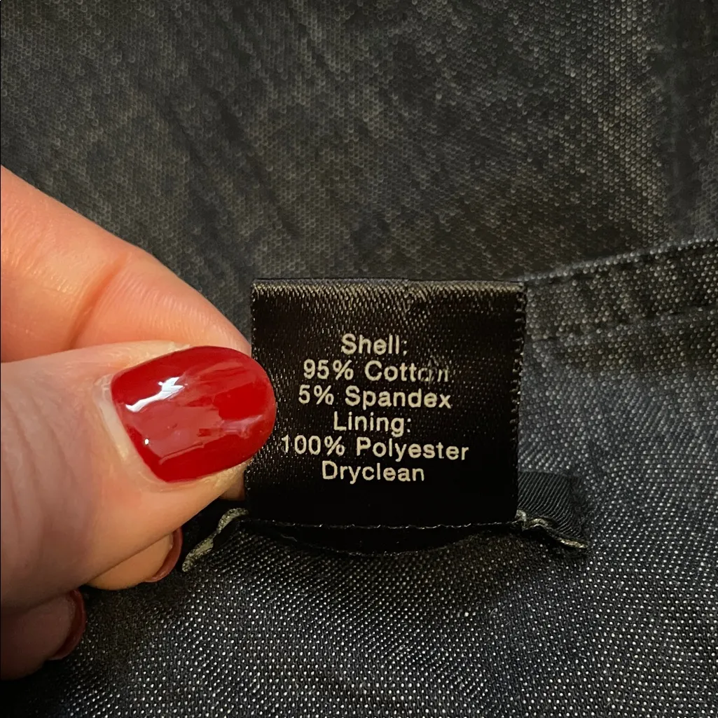 Ann Taylor Women’s Dark Chambray Blue Chic Career Office Pencil Skirt - Image 9