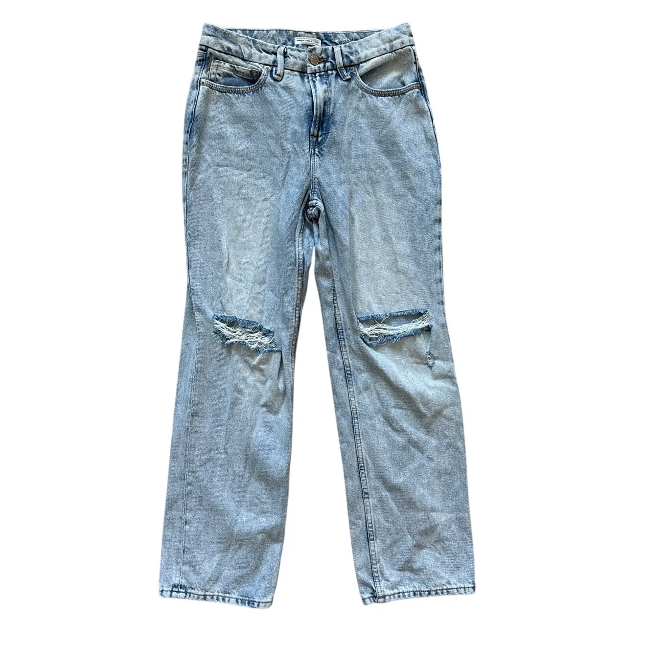 Good American Good Petite ‘90’s Mid-Rise Baggy Jeans Blue542 Size 26 - Image 4