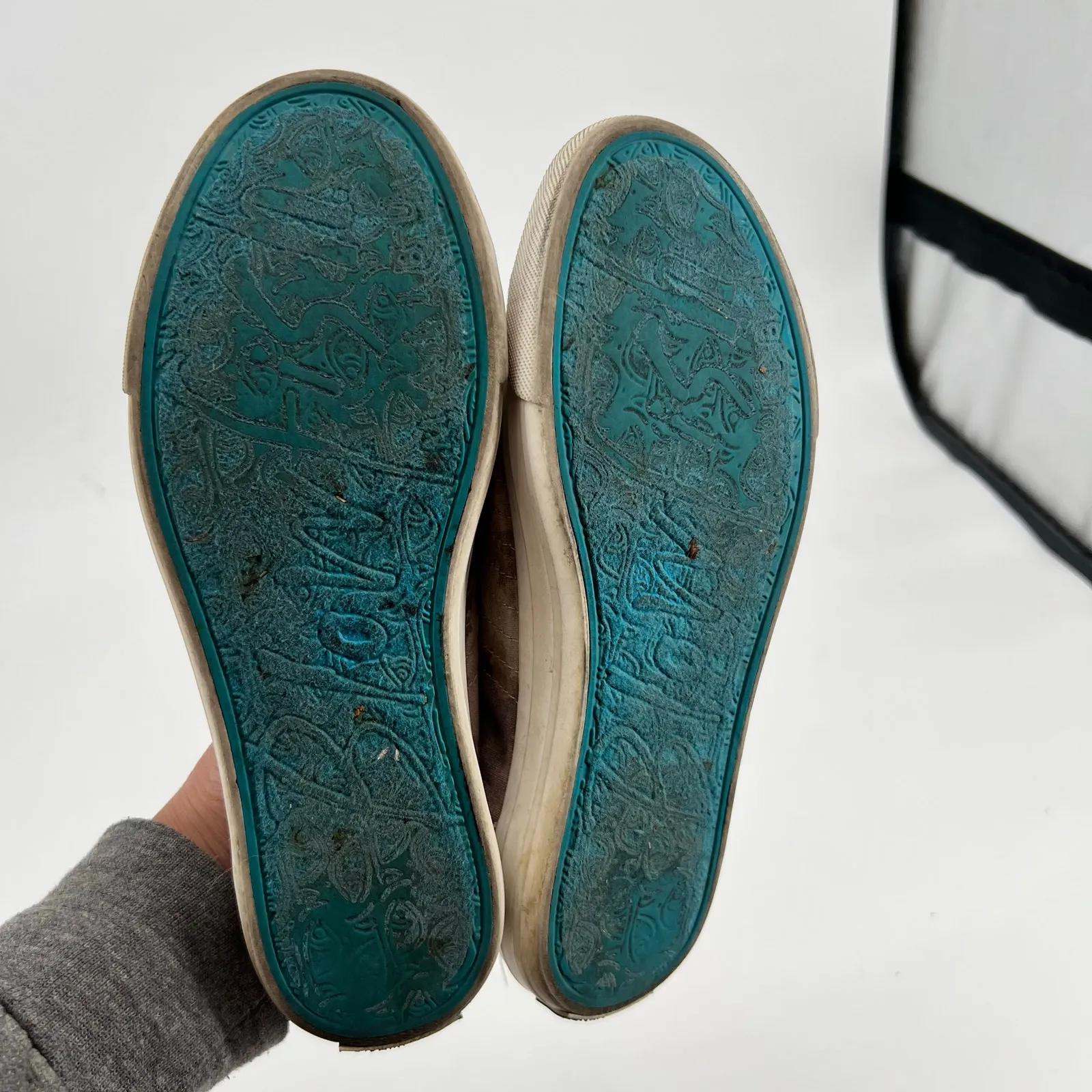 Blowfish Mars Women's Sneakers Cotton Natural Foggy Camo slip on comfort Size 8 - Image 6