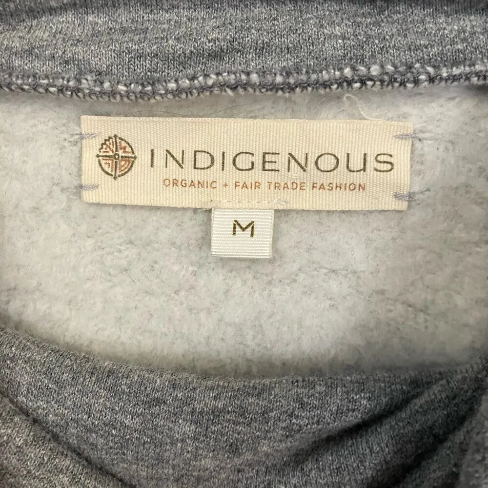 Indigineous Organic Fair Trade Fashion Lace Up Sweater Dress Size Medium - Image 5