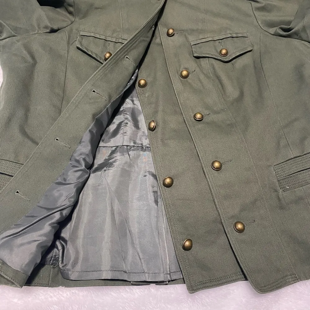 Du Jour Jacket Women’s Size Large Army Green - Image 9