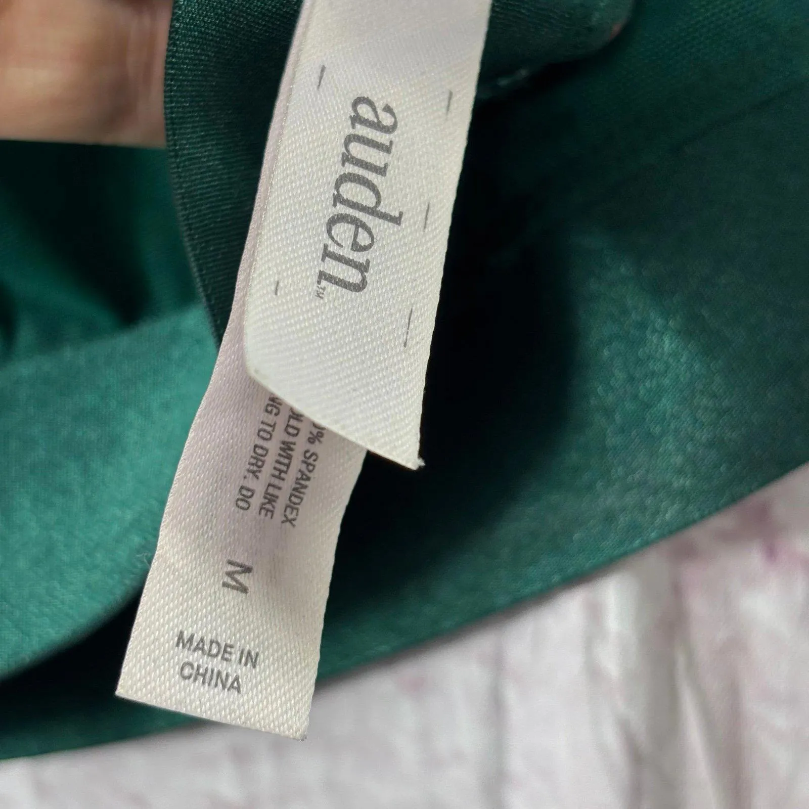 Auden Medium Green Satin Mesh Bralette Wireless - Image 7