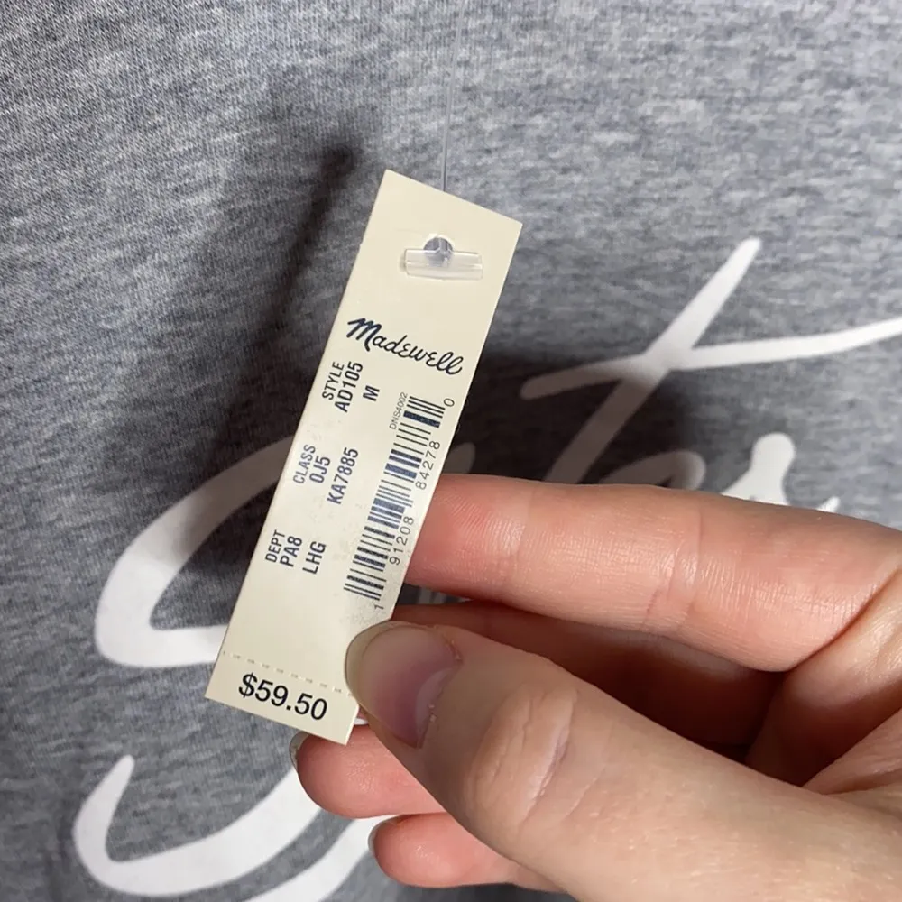 Madewell Mile(s) Sister heather grey graphic sweatshirt size M - Image 98