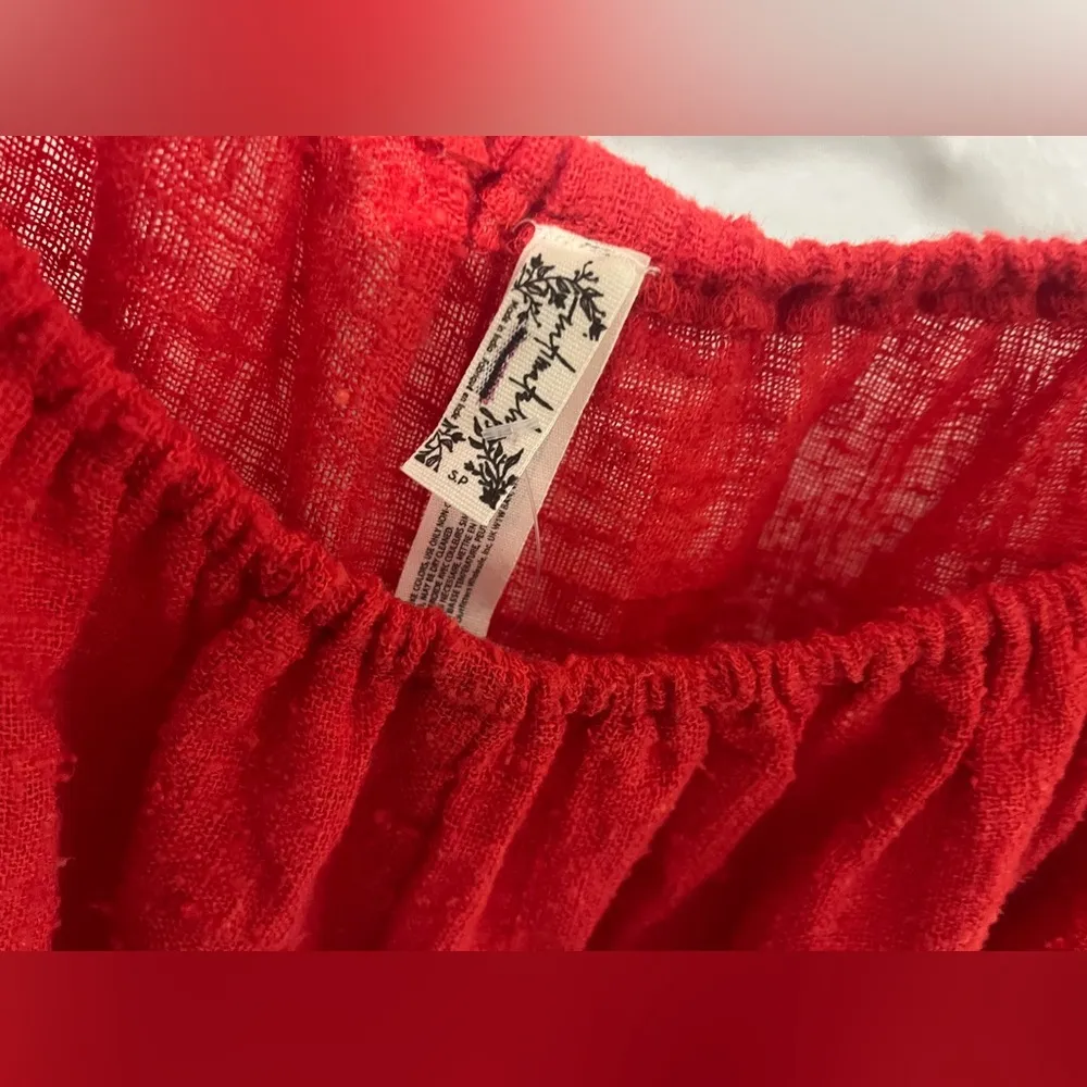 FREE PEOPLE Intimately Get Your Romper On Romper in red - Image 4