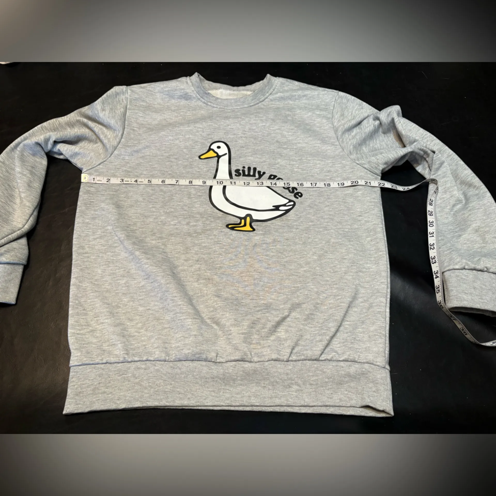 Gray Silly Goose Sweater Size M - Image 7