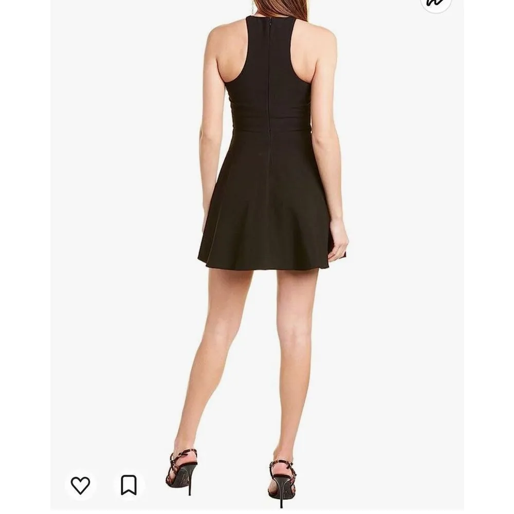 Likely Women's Halter Neck Skater Fit & Flare Party Dress In Black Size 8 - Image 2