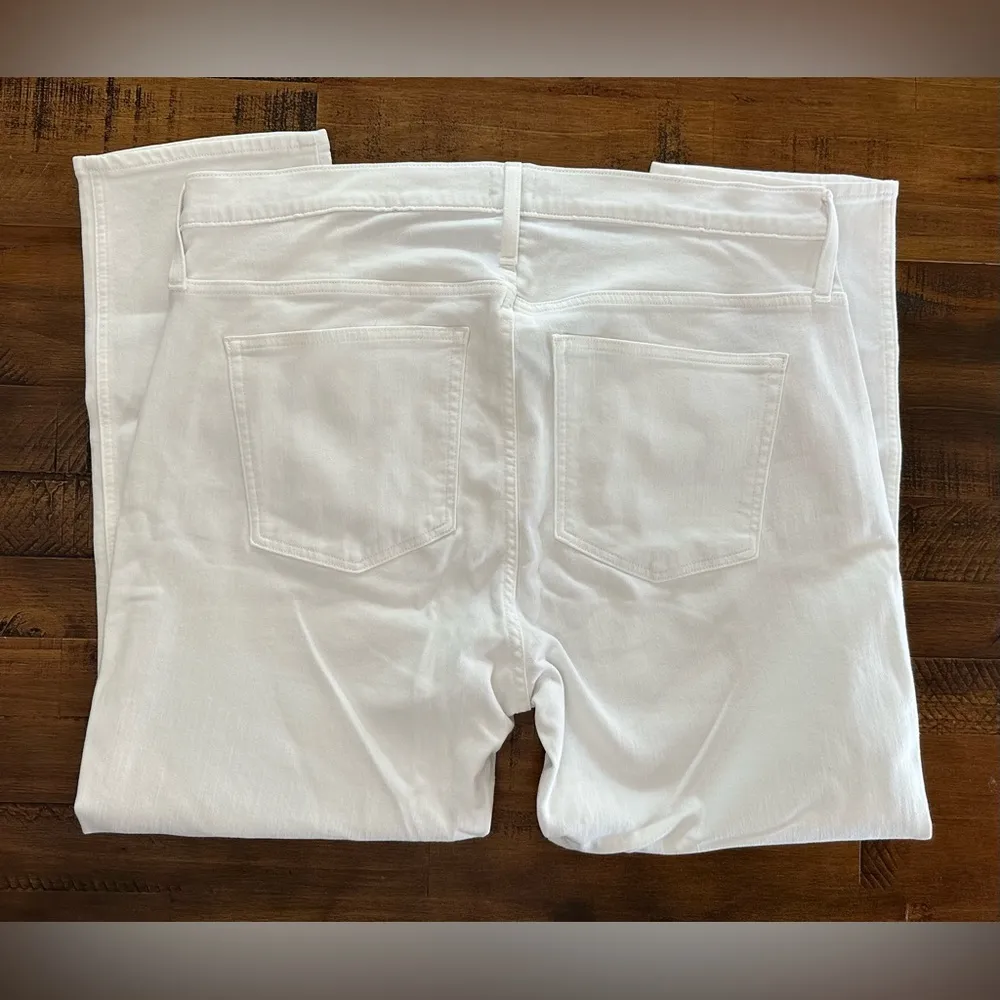 J. Crew Women's High Rise 9" Vintage Straight Leg Denim Jeans Size 33 White NWT - Image 3