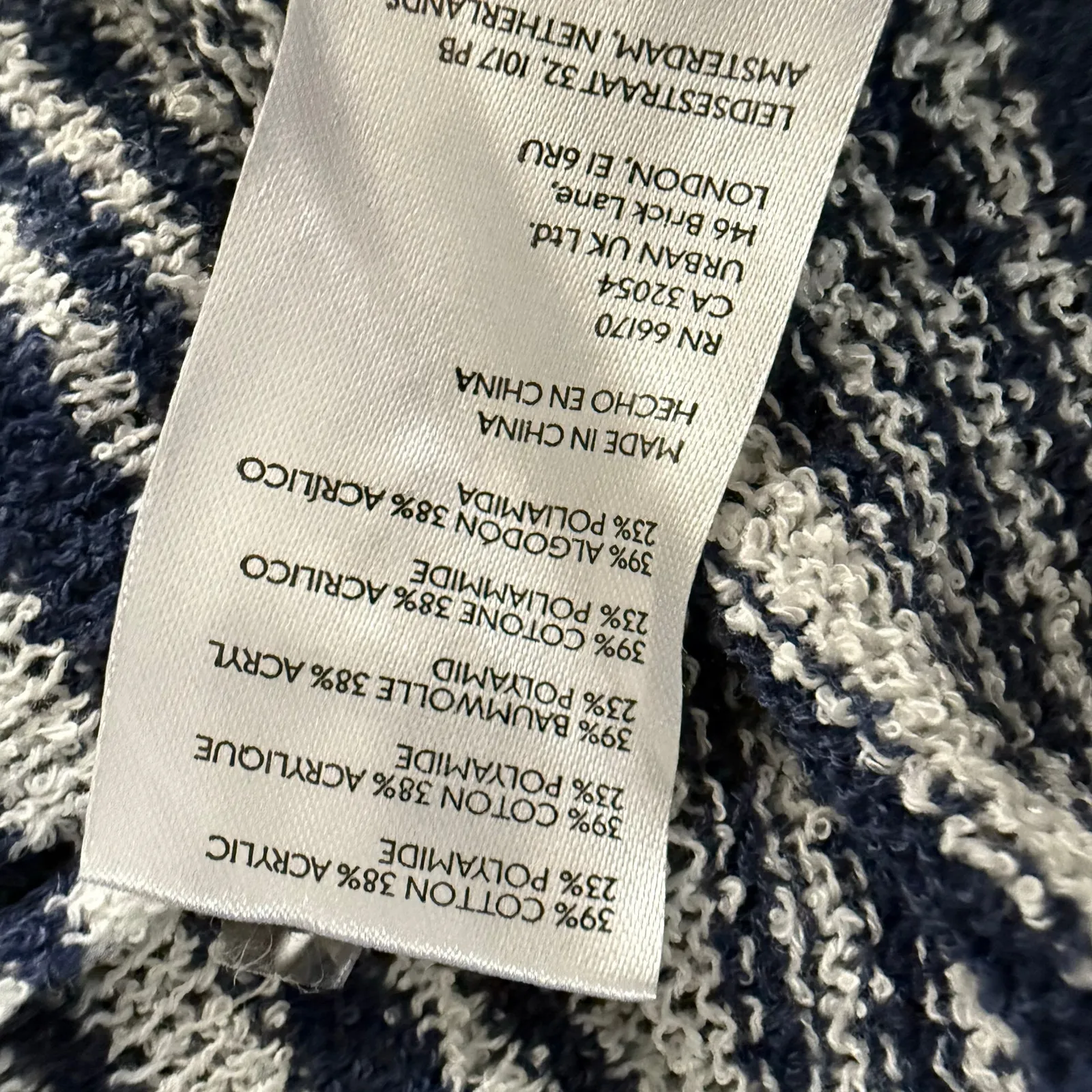 Free People sweater knit pullover striped medium - Image 6