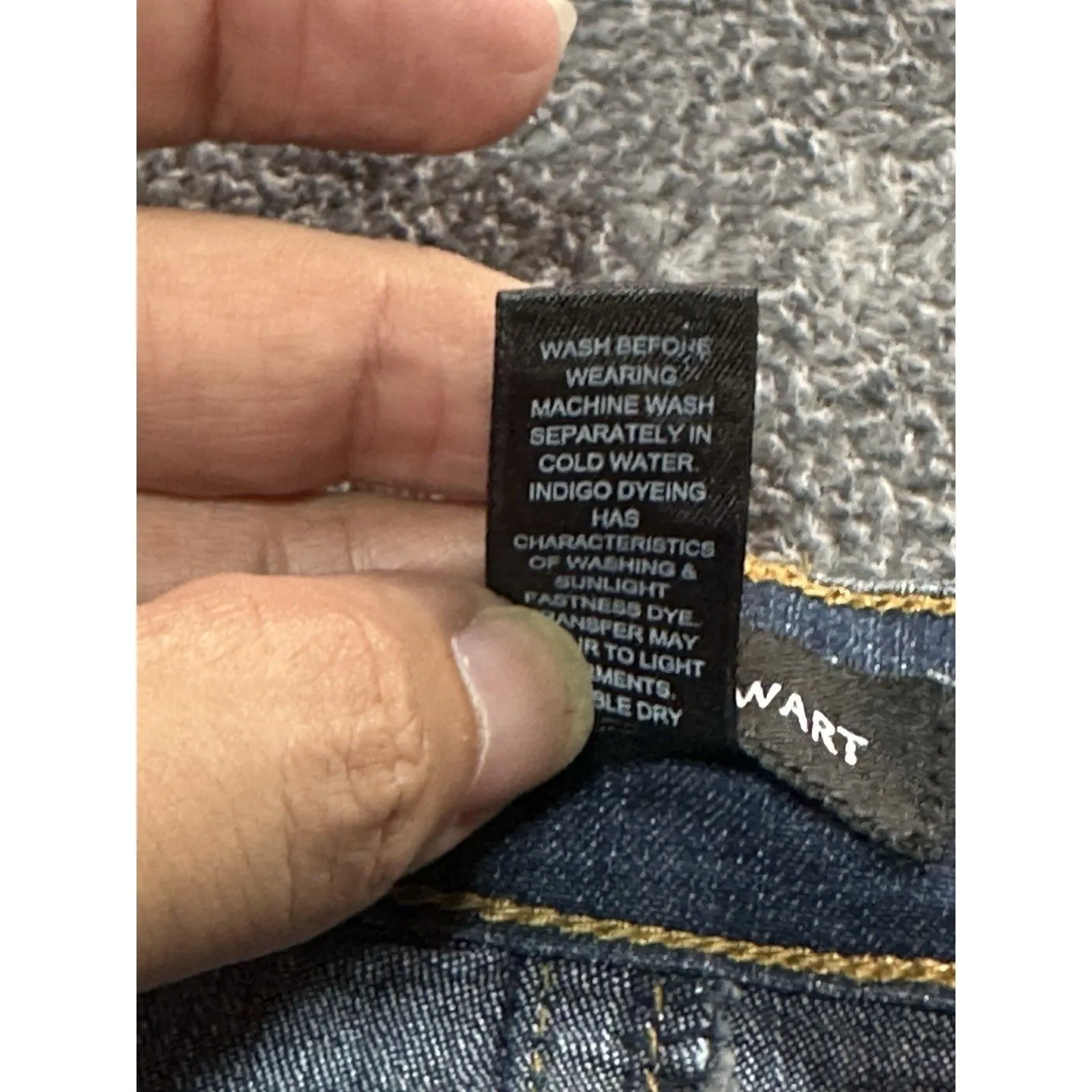 Ashley Stewart Women's Plus Size Dark Wash Denim Jean Skirt Size 14 - Image 5