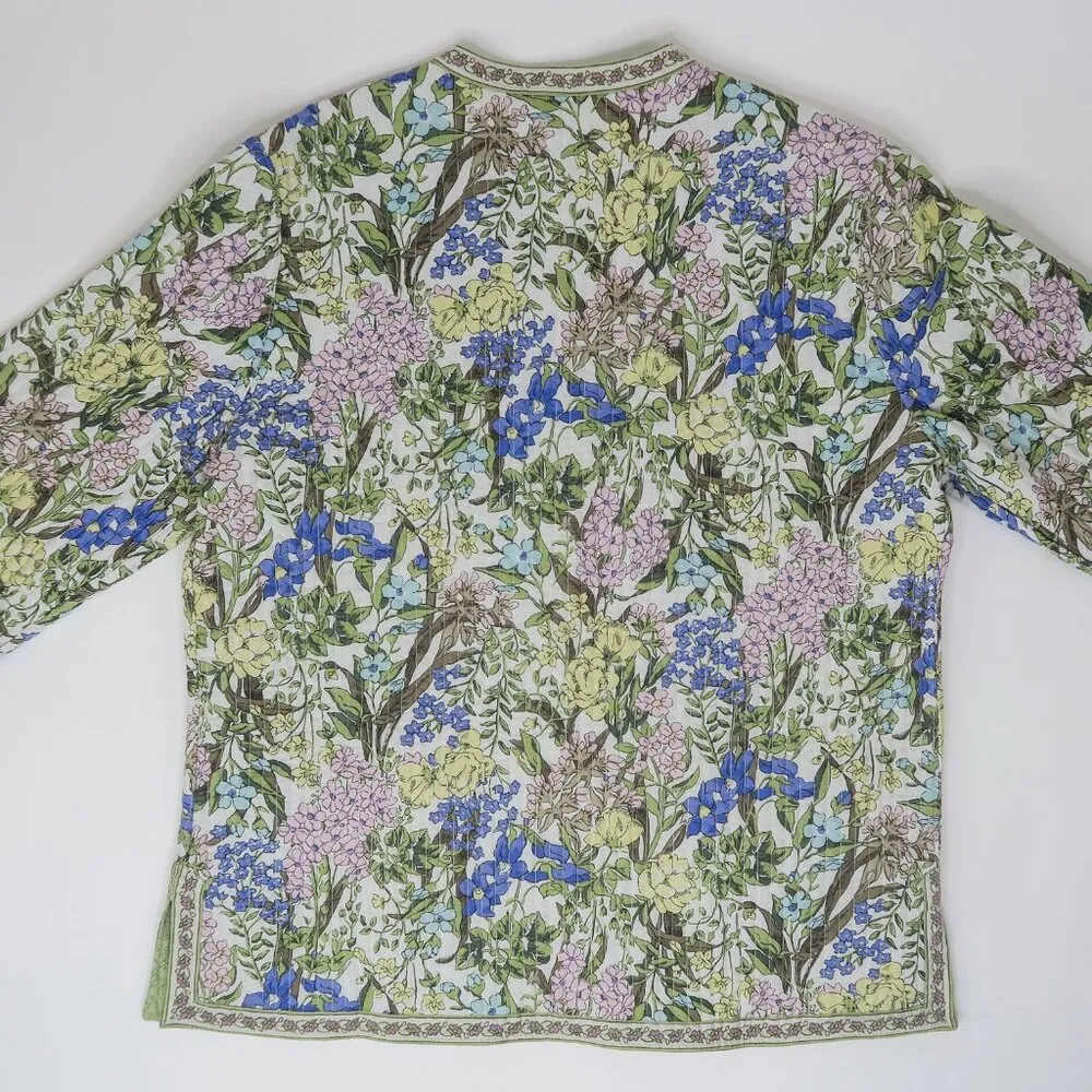 Appleseed’s Reversible Quilted Floral Jacket - Image 3
