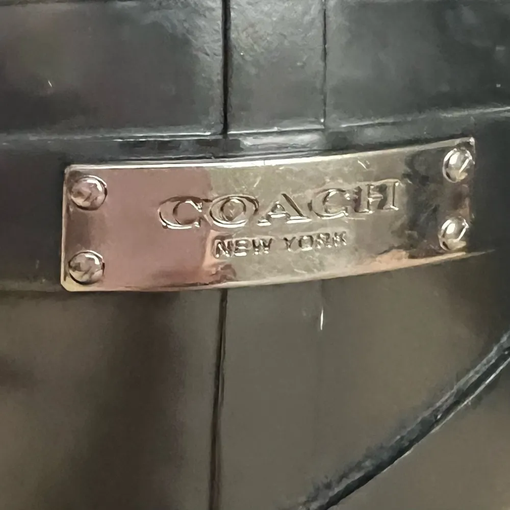 Coach Black Lester Rain boots size 6B - Image 4