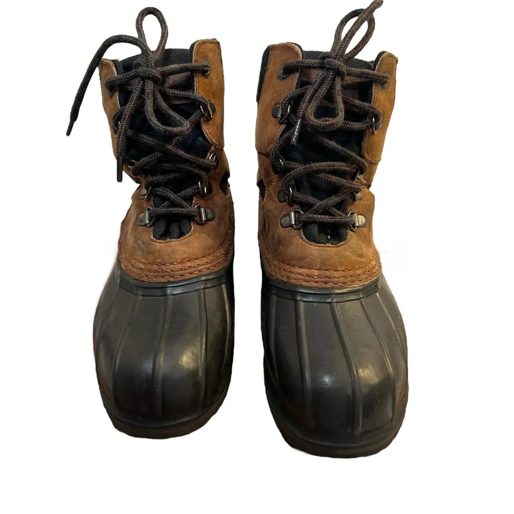 L.L.Bean  Frelonic Duck Bean Boots Leather Waterproof Women's 7 - Image 5