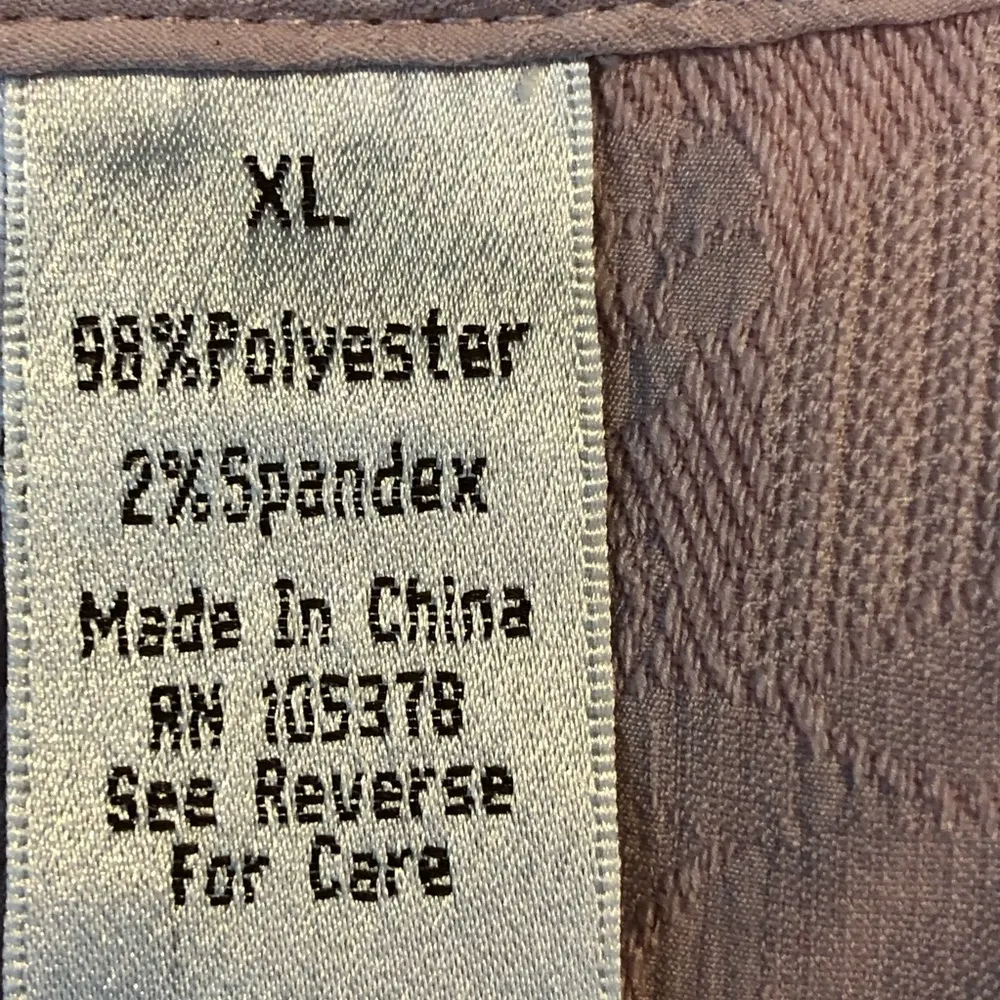 Drapers & Damon’s Size XL Sleeveless Pale Pink Raised Floral style mater… - Image 10