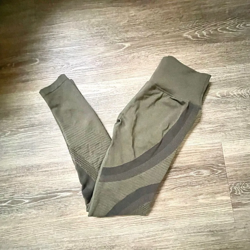 ECHT olive green leggings - Image 8