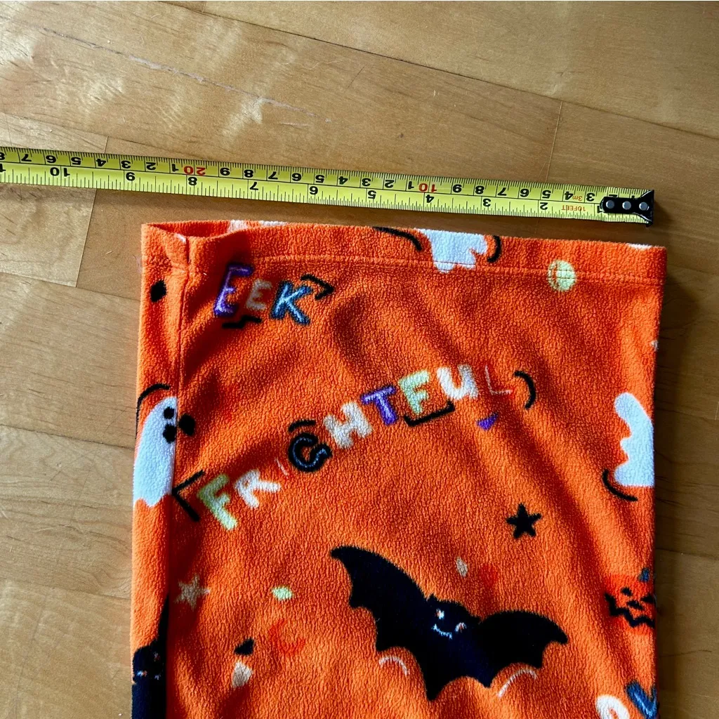 Hyde & Eek! Fun Halloween Fleece Sleep, Lounge Pant, Orange, Black, Size L Orange Size L - Image 11
