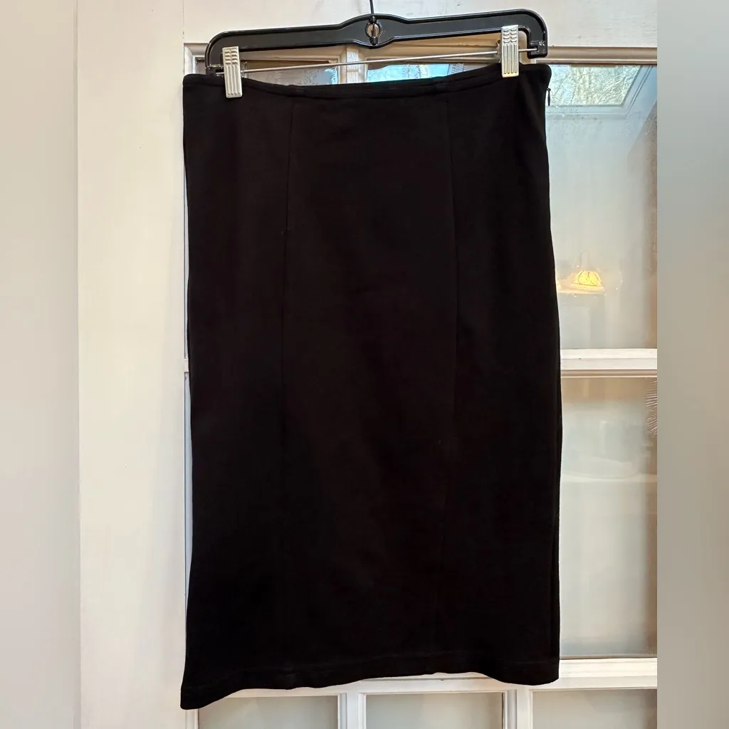 Vintage Betsey Johnson 90’s Classic Timeless Chic Black Pencil Skirt Size 8 Med - Image 7