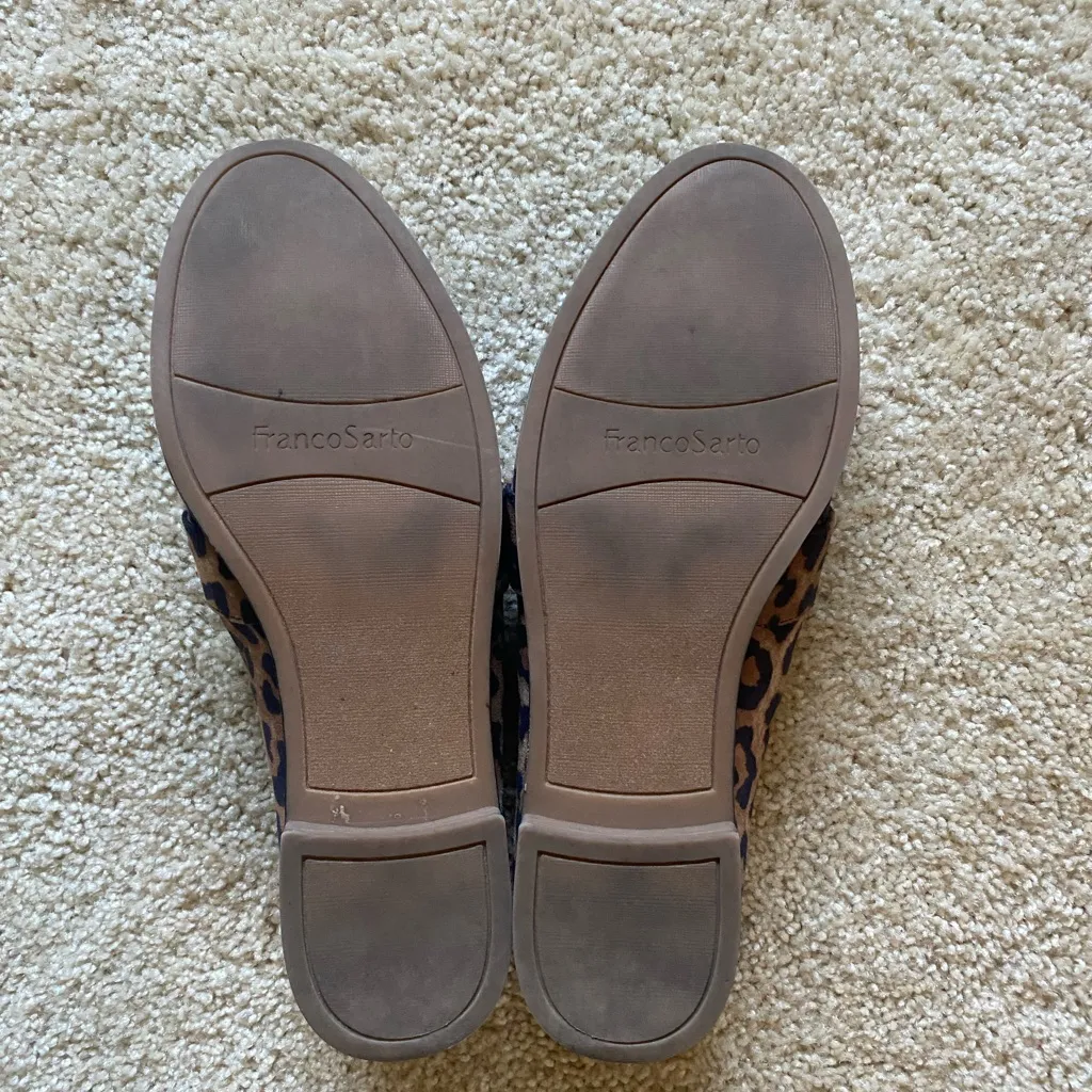 Franco Sarto Cheetah Print Loafers - Image 4