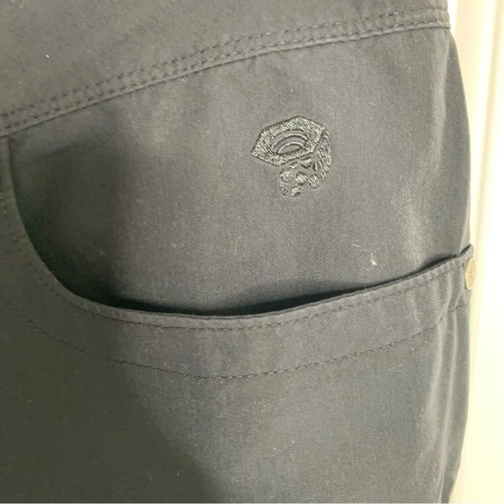Mountain Hardware black hiking nylon outdoors pants‎ size 12 women’s - Image 5