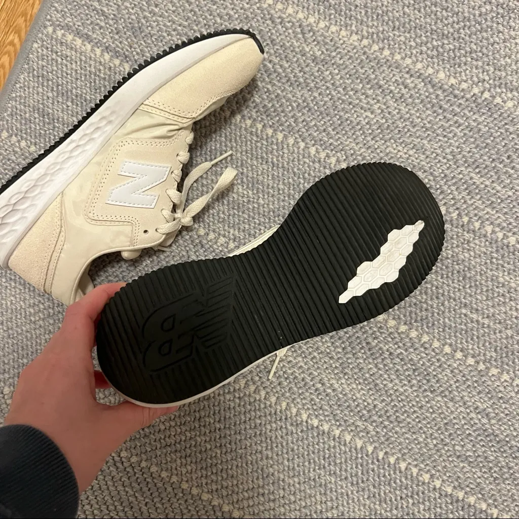 Sz 8 NEW BALANCE X-70 Women's Fresh Foam Cream Casual Sneakers from Finish Line - Image 6