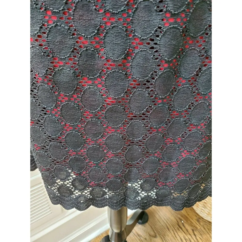 John Meyer Women's Black Polyester Round Neck Long Sleeve Knee Length Dress 16 - Image 4