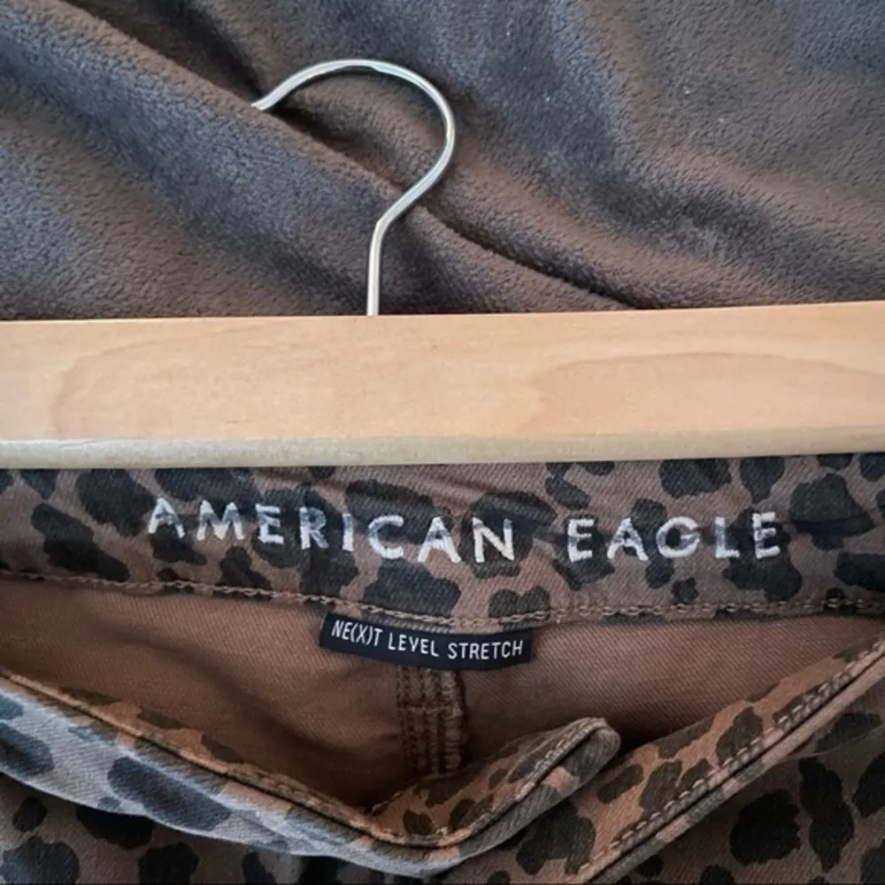 American Eagle Animal Print High Waisted Curvy Fit Jeggings Jeans Size 24 NWT - Image 6