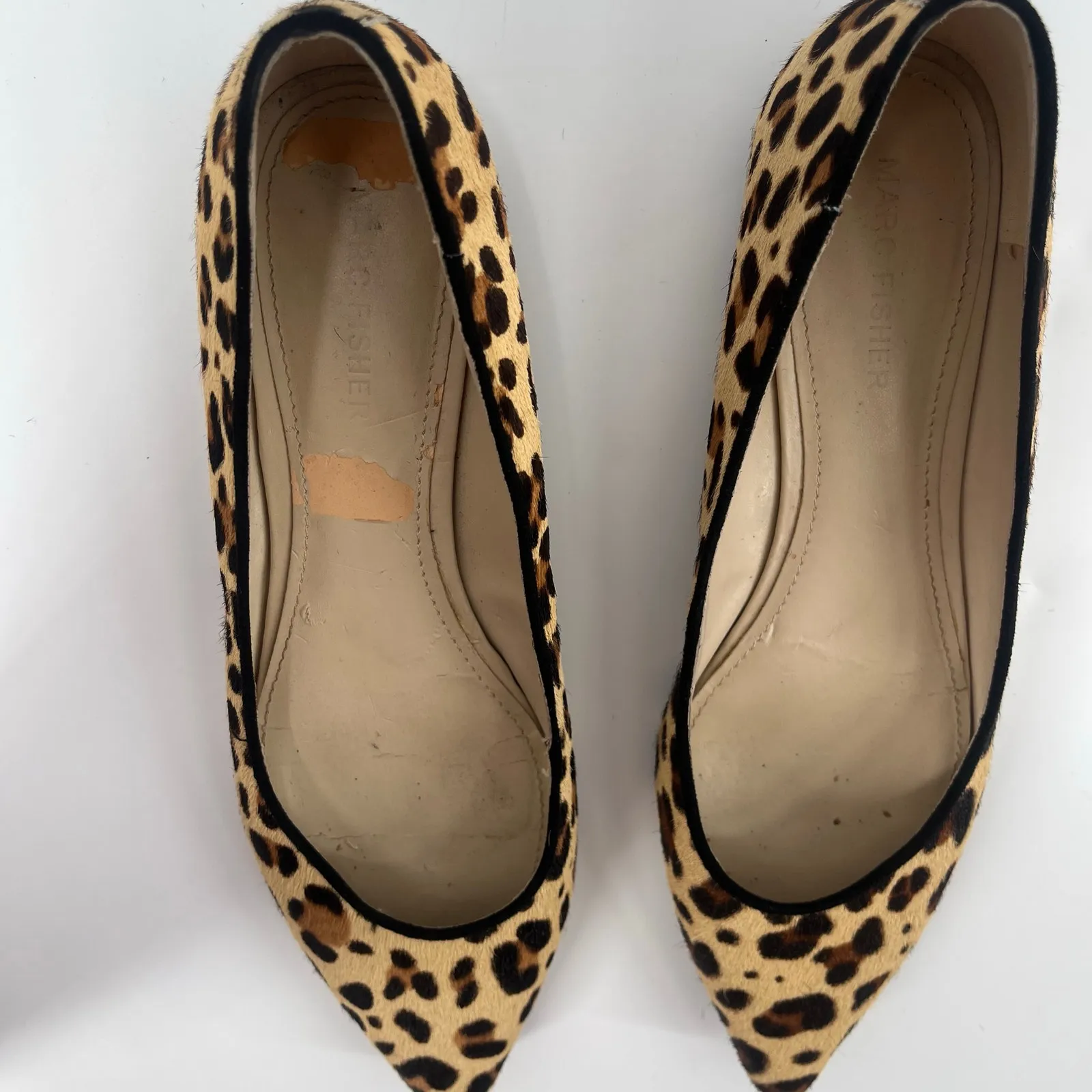 Marc Fisher Leopard Print Ballet Flats Womens Shoes Sz 6M Preppy Ballet Y2K Chic - Image 7
