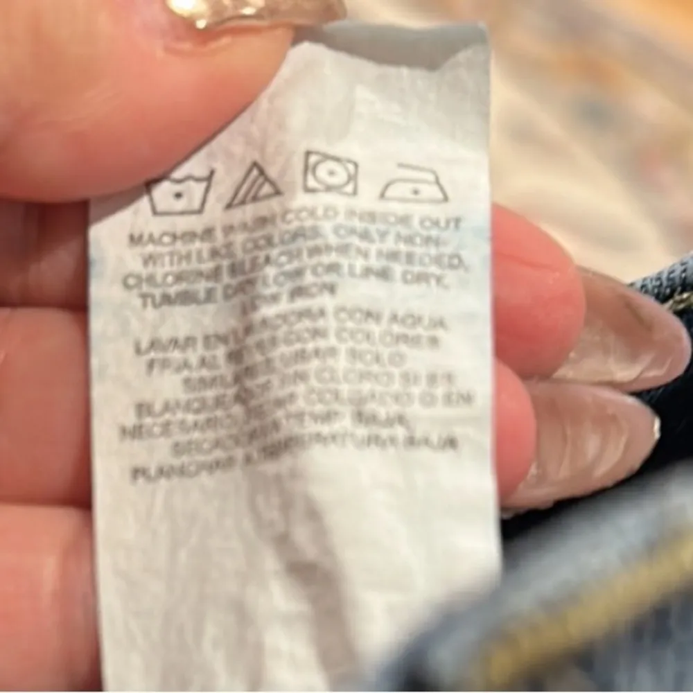 ROCK & REPUBLIC EMO BLUE DISTRESSED DENIM JEANS 8 - Image 6