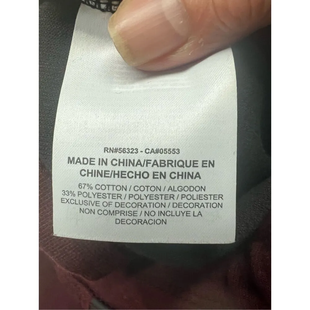 Nike Womans Sweatpants* Drawlstring Waist * Burgundy Sz M ** - Image 4