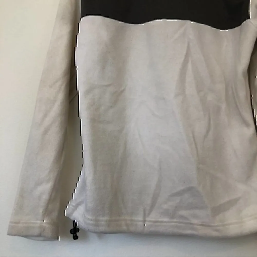 BOOMBAH White Gray Fleece Full Zip Zipper Jacket Active Sweatshirt Small FLAWED - Image 9