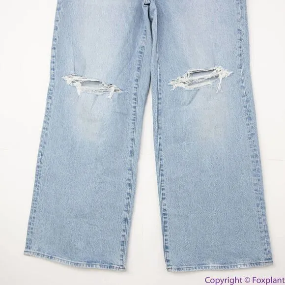 NEW Madewell Petite Superwide-Leg Jeans in‎ Blaisdell Wash, 29P - Image 6