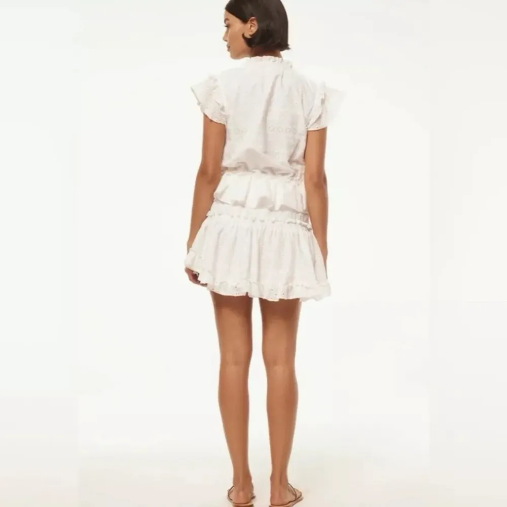 Iliana Dress in Cotton Eyelet XS - Image 4