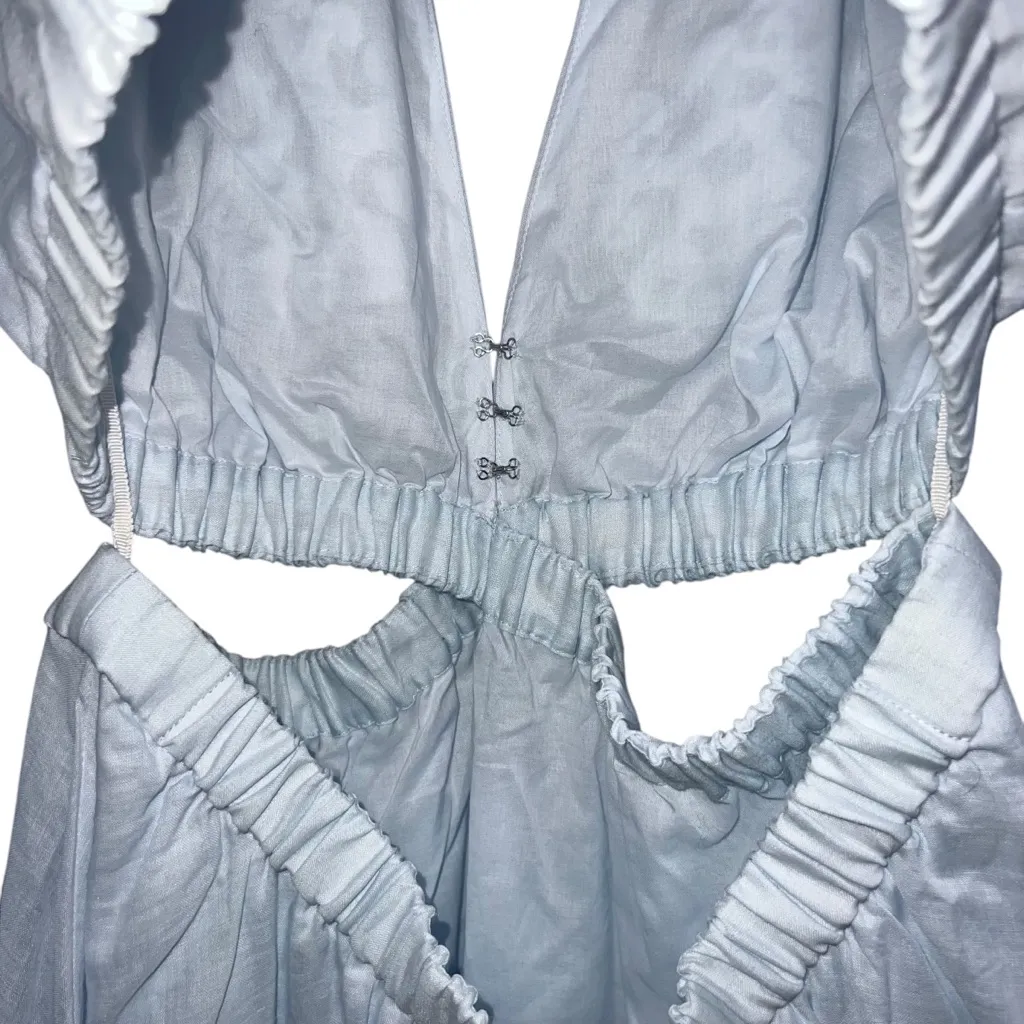 NEW NWT A.L.C. Irene Cutout Dress In Ice Water Blue - Image 11
