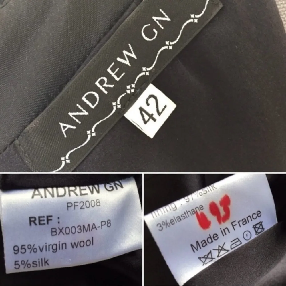 ANDREW GN Black Dress Size undefined - Image 8