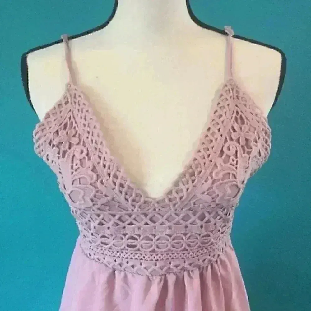 ⭐️ Pink mini dress in size small - Image 2