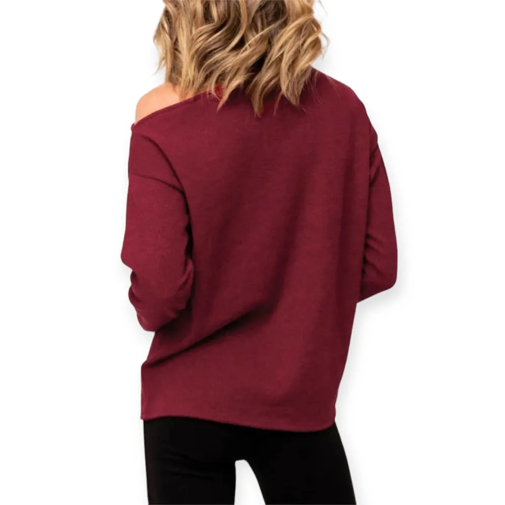 Gibsonlook by Nordstrom | NWT | S | Burgundy Cut - Image 2