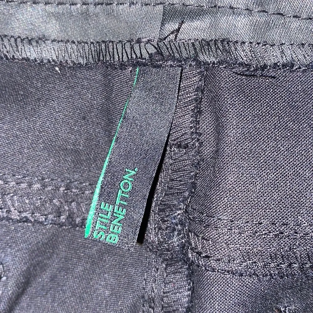 Stile Benetton Faux Leather Pants - Image 2