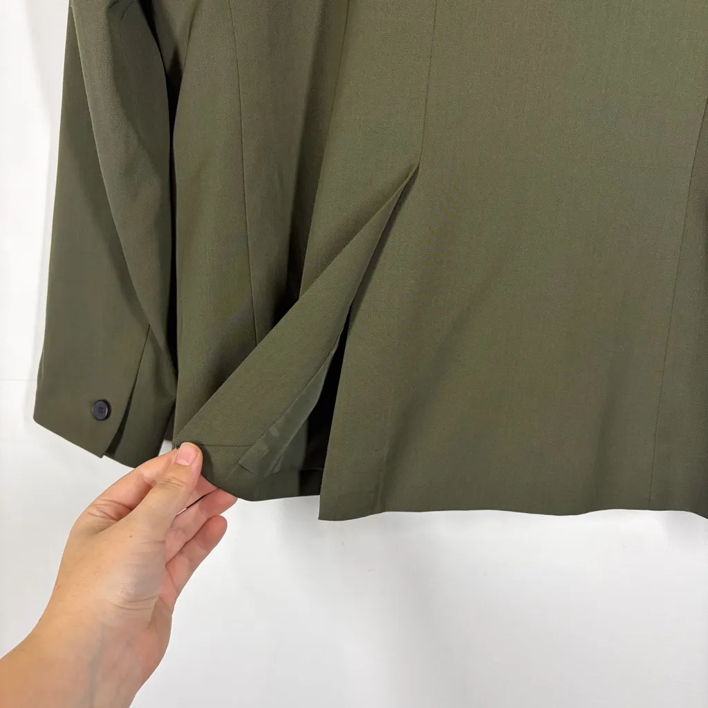 Everlane 100% Wool Italian GoWeave Blazer Size 8 - Image 11