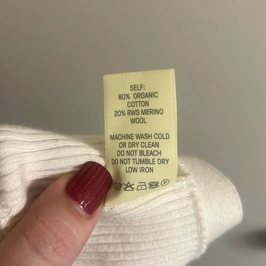 ✨LAPOINTE White Criss Cross Halter Sz Large Top✨ - Image 10