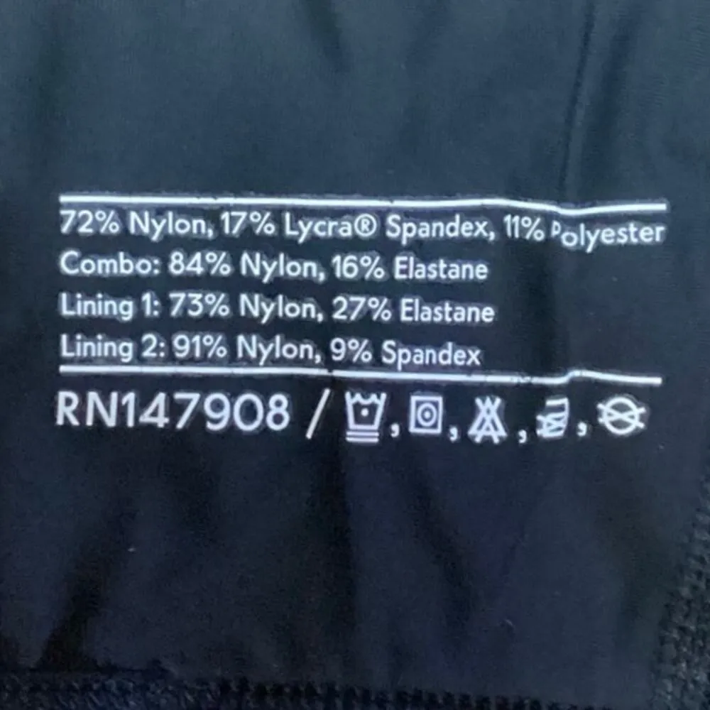 Outdoor Voices Black Scoop Neck Racerback Cutout Yoga Athletic Sports Bra Size S - Image 4