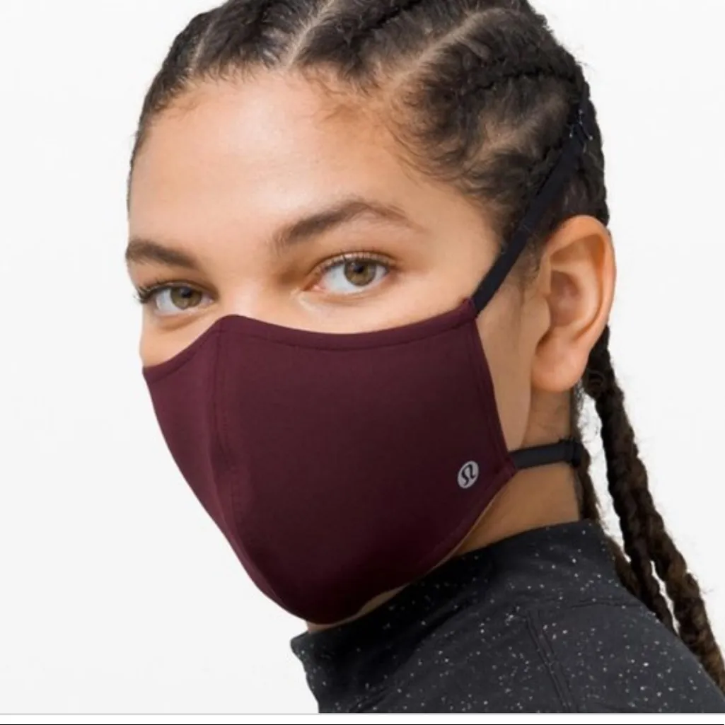 NEW Lululemon Garnet Double Strap Face Mask Unisex - Image 7