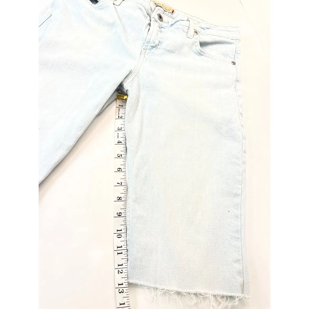 Lei Size 9 Blue cotton Denim Shorts 13 Inch Inseam 42g - Image 7
