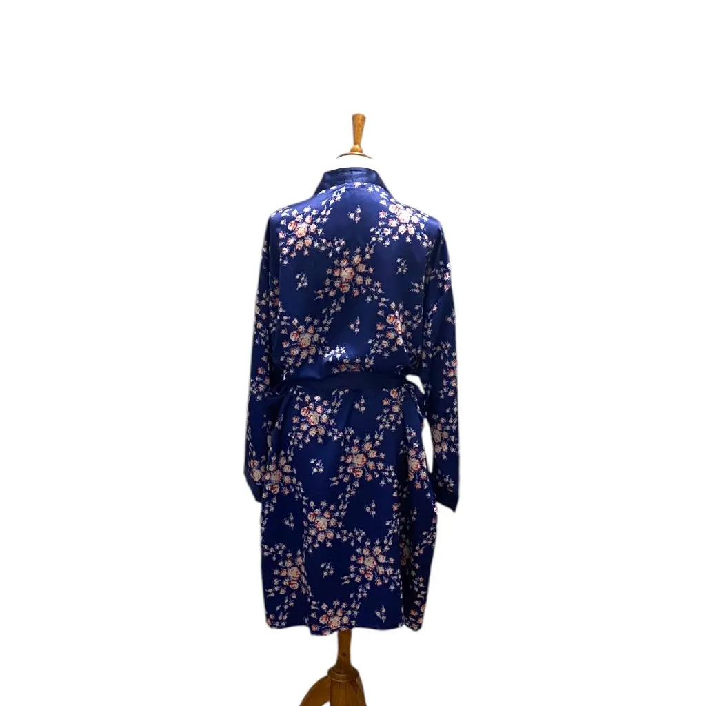 Morgan Lane  X Floral Robe Blue One Size - Image 12