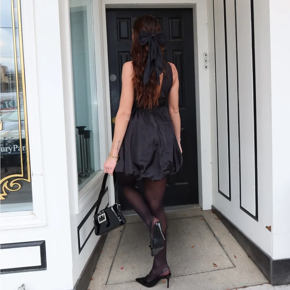 Bubble Hem Mini Dress - Image 6