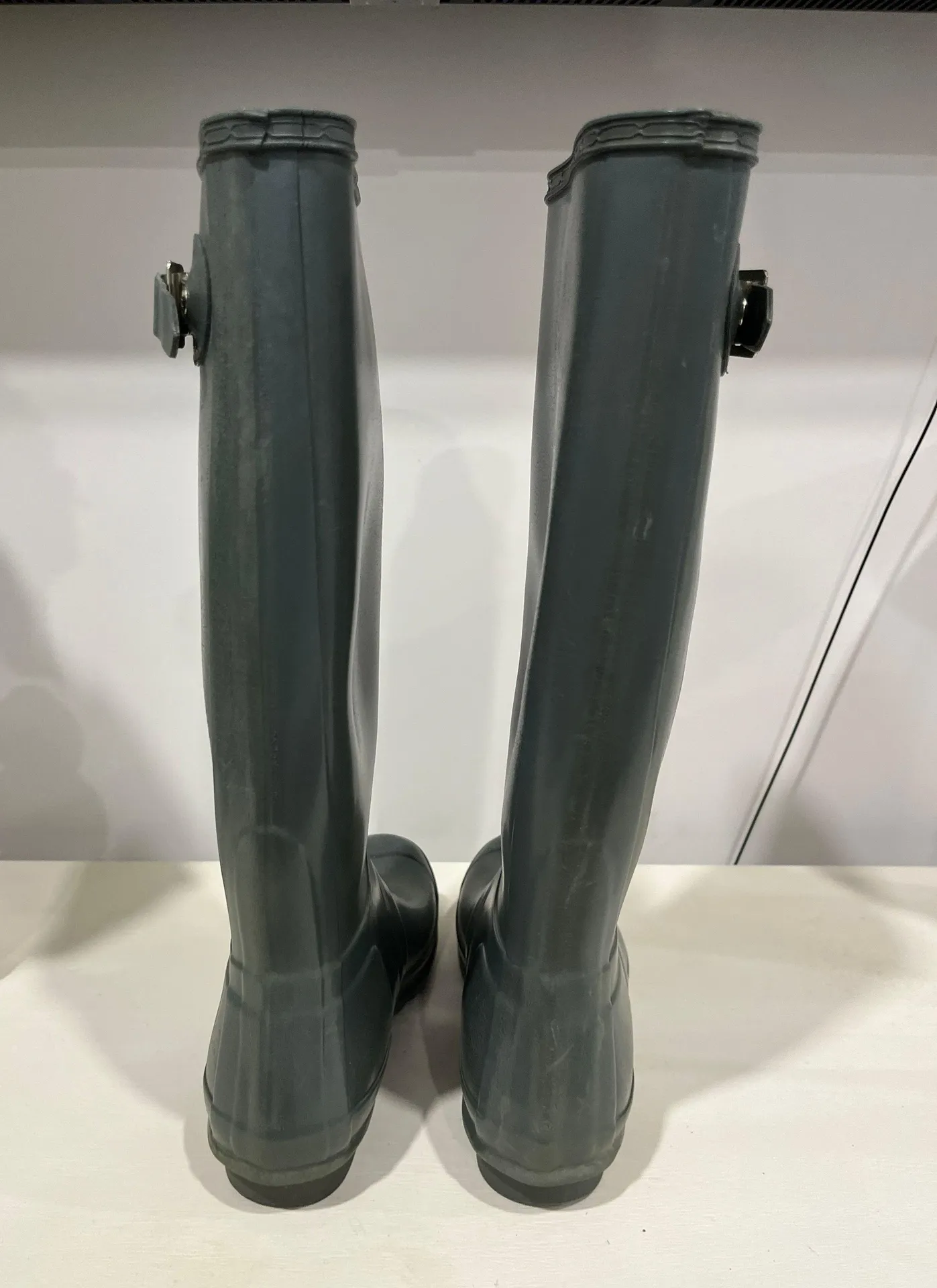 Tall Green Rain Boots - Image 4