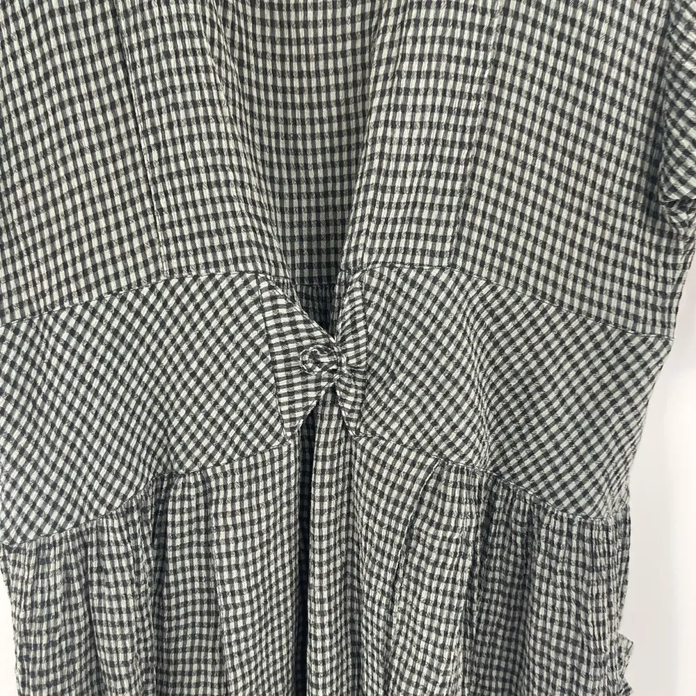 PATINA MILLINERY Los Angeles Vintage 80s Lag And Look Rayon Tercel Dress Size Xs - Image 9