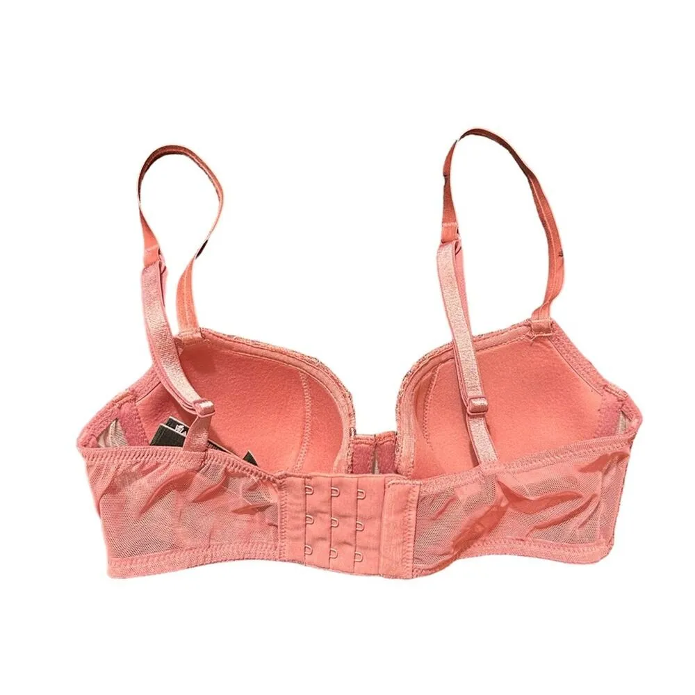 Victoria's Secret Very Sexy Lace and Rhinestone Bra Size 32B - Image 5