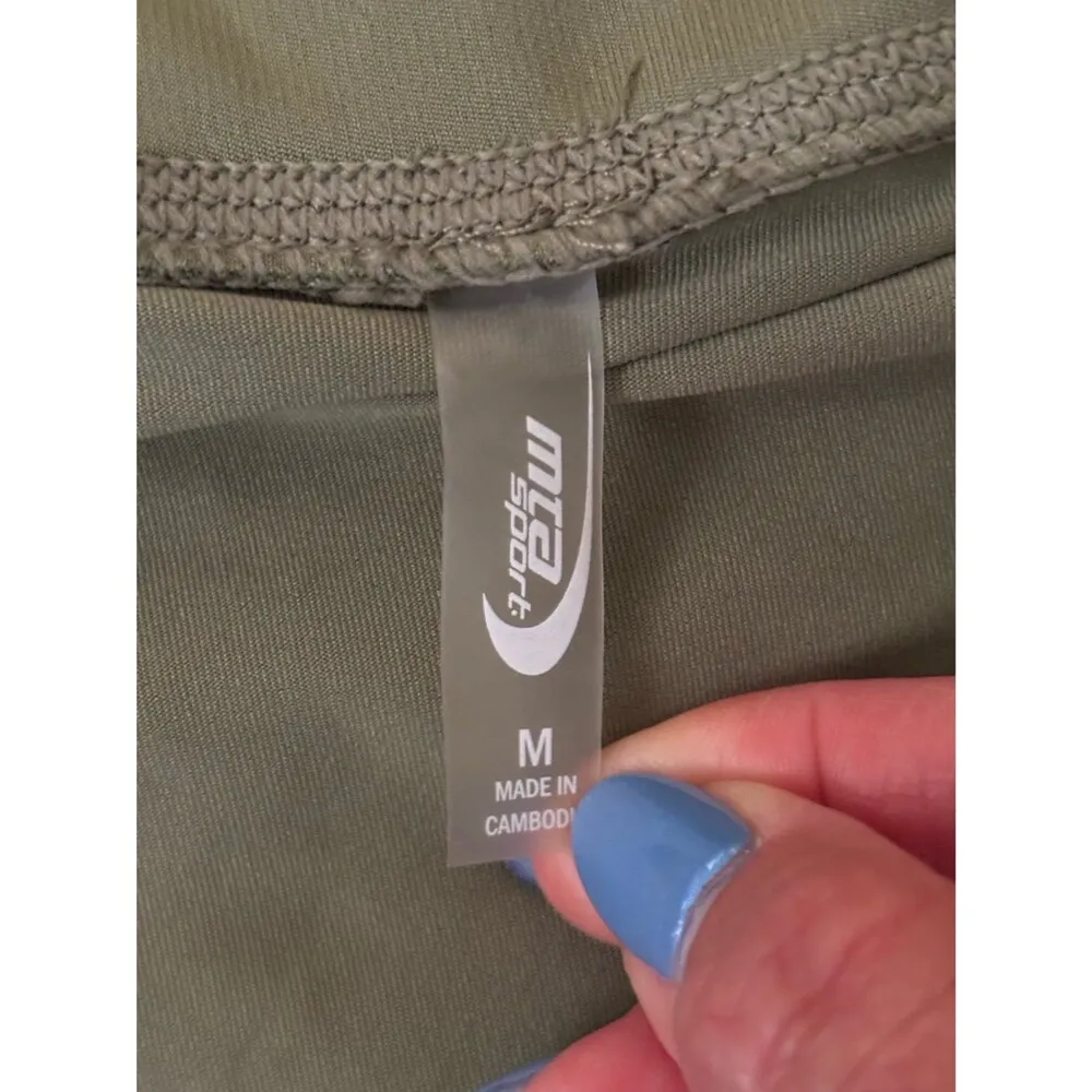 MTA Sports Two Piece Green Floral Matching Athletic Wear Set Sports bra M - Image 7