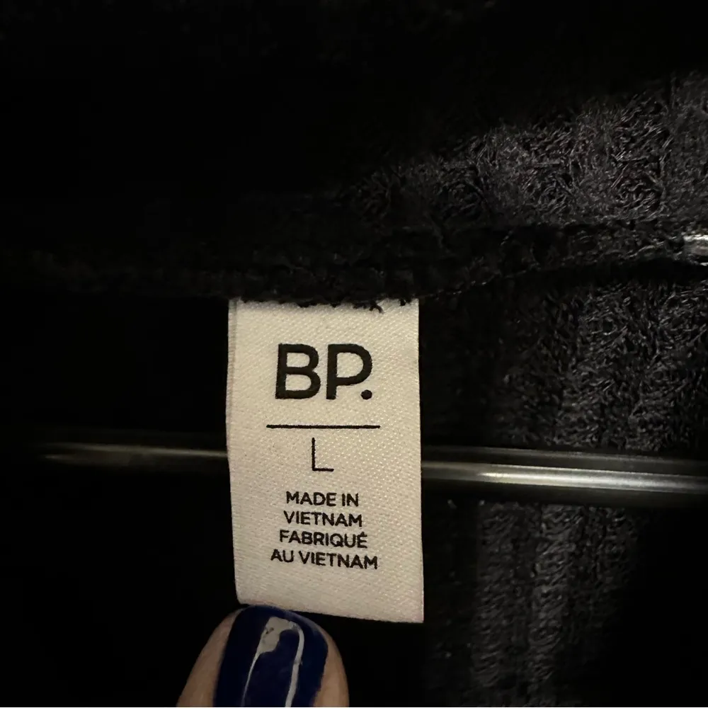 BP Nordstrom Solid Black Cowl Turtle Neck Knit Long Sleeve Casual Top Size Large - Image 4