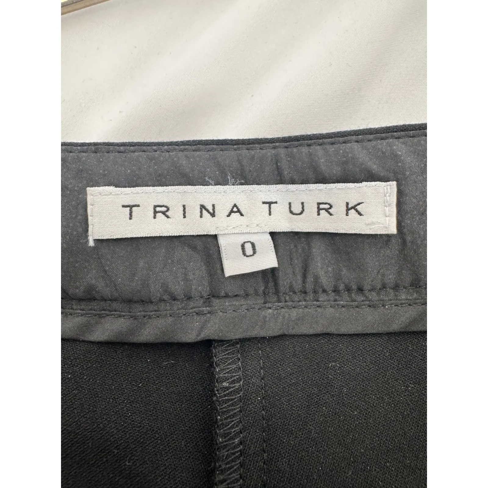 Trina‎ Turk Colorful Print Pants Career Wear Modern Style Size 0 - Image 6